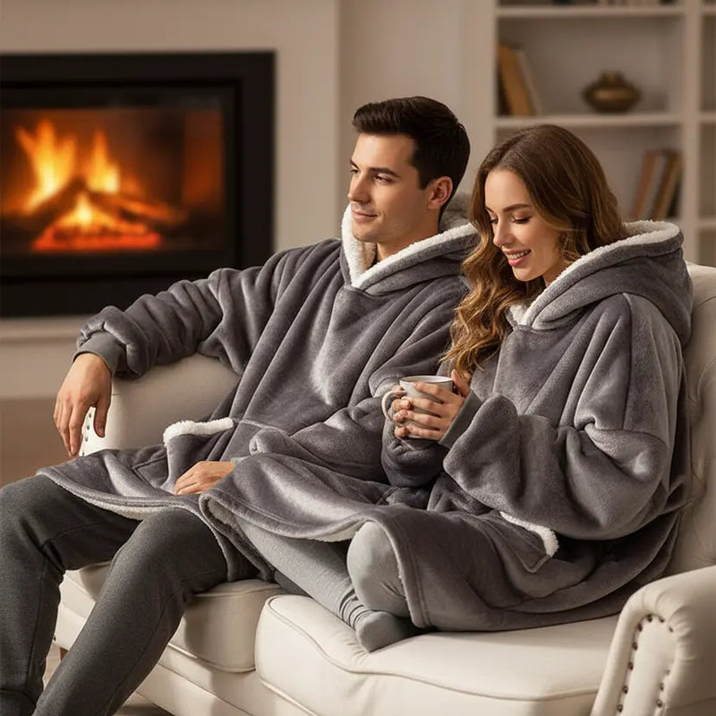 Hoodie and Blanket Combined - SnuggleBlanket