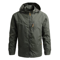 Waterproof men's jacket with hood - Julian