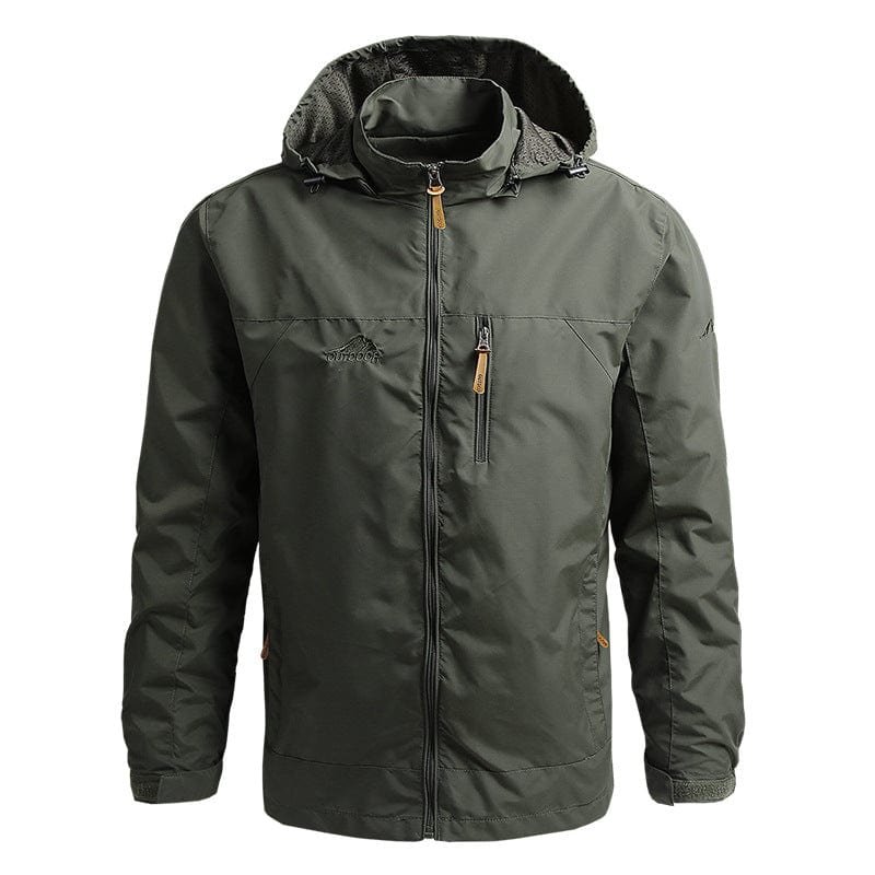 Waterproof men's jacket with hood - Julian