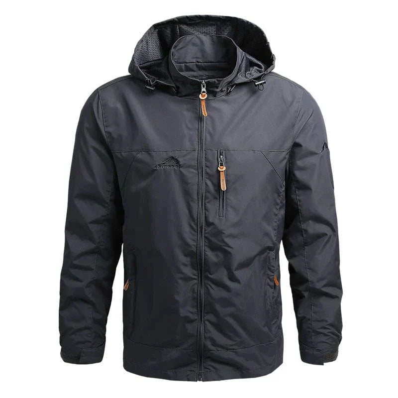 Waterproof men's jacket with hood - Julian