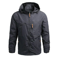 Waterproof men's jacket with hood - Julian