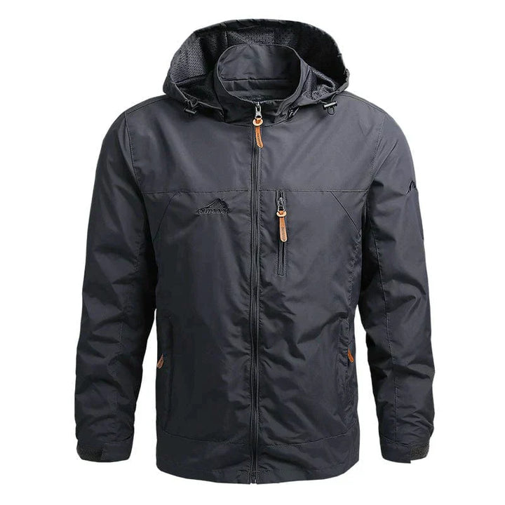 Waterproof men's jacket with hood - Julian