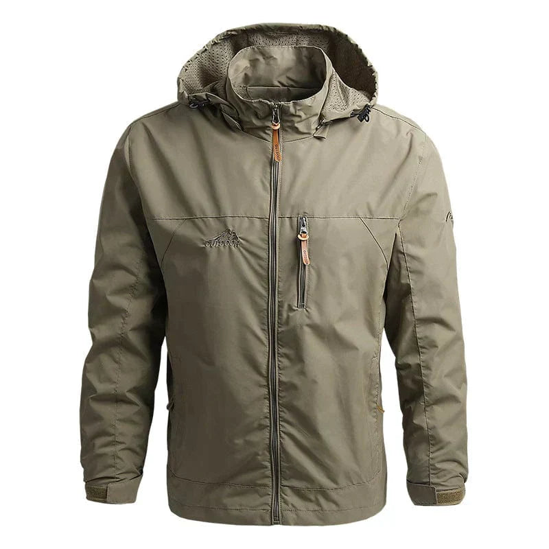 Waterproof men's jacket with hood - Julian
