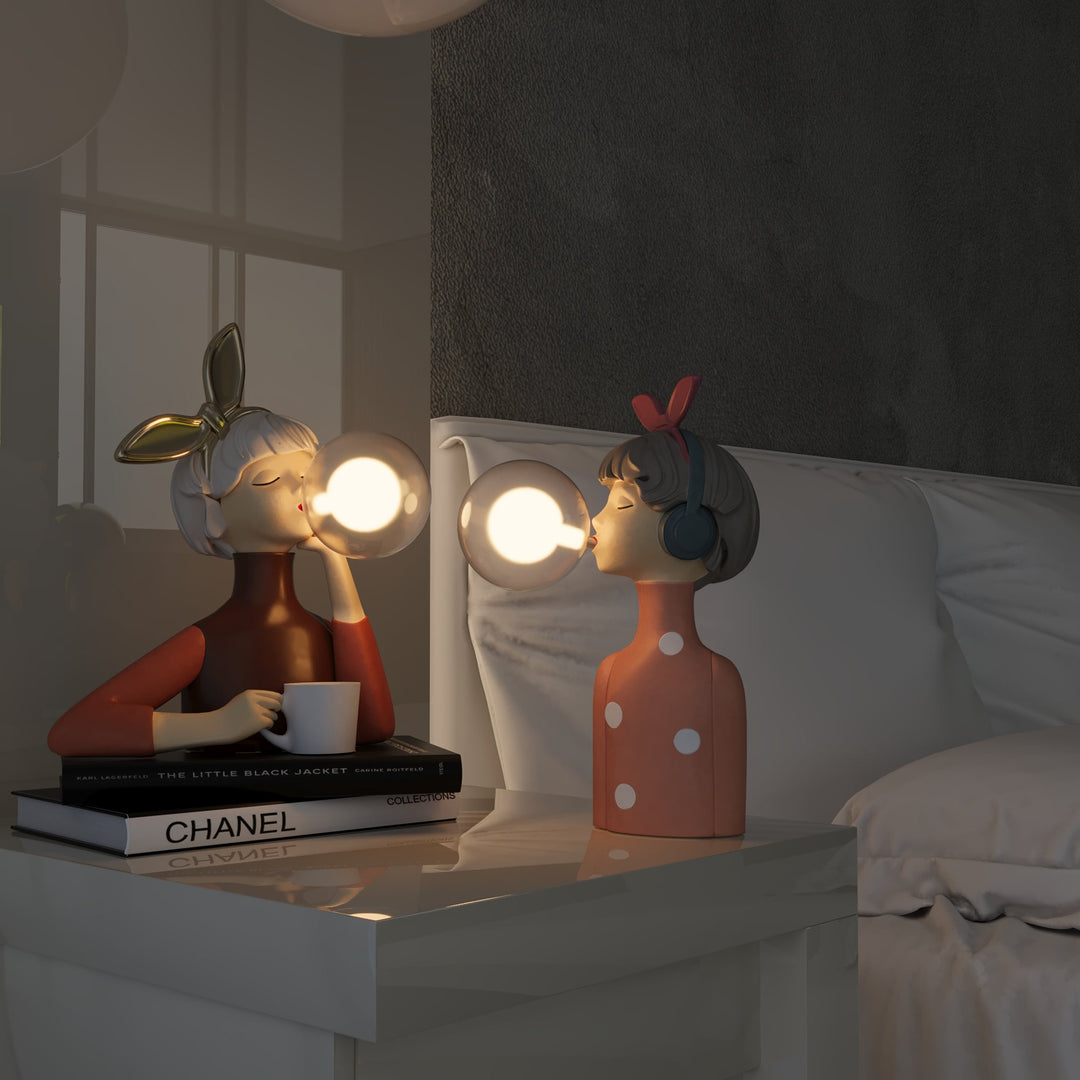 Handcrafted Table Lamp - CraftGlow