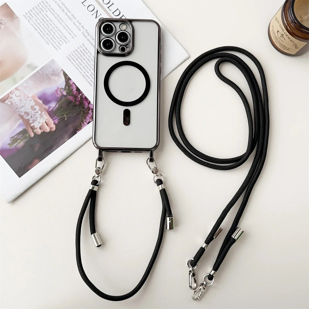 Funda colgante MagSafe para iPhone con correa de transporte – Halo (1+1 GRATIS)