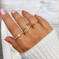 Stylish Ring with Sparkling Zirconia – Sienna