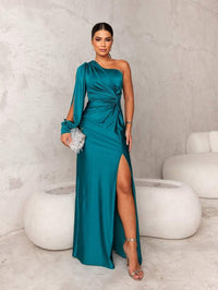Ein-Schulter Abendkleid für einen Raffinierten Look - Ravina