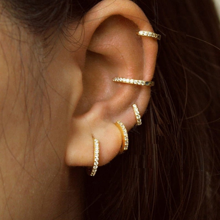 Pendientes pavé brillantes – Lumina