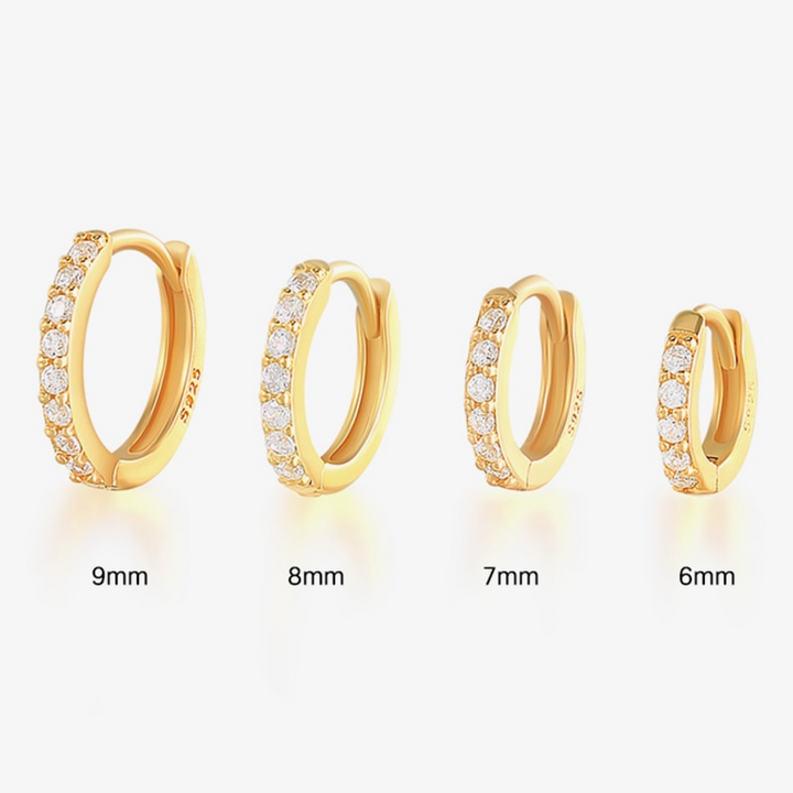 Pendientes pavé brillantes – Lumina