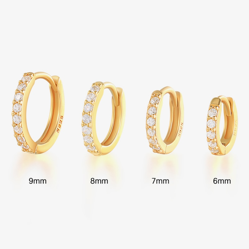 Pendientes pavé brillantes – Lumina