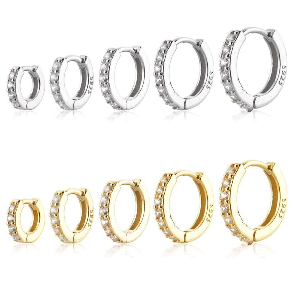 Pendientes pavé brillantes – Lumina