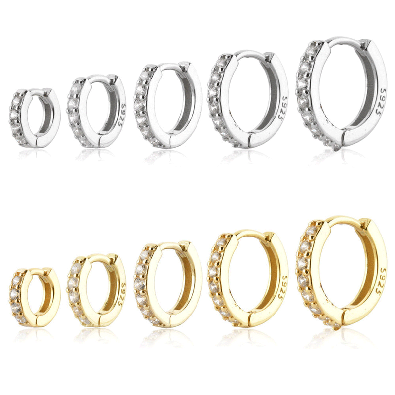 Pendientes pavé brillantes – Lumina
