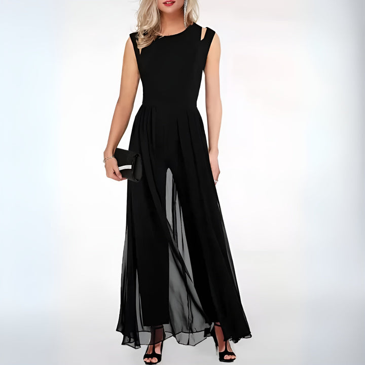 Elegant Linen Jumpsuit for Women – Sofia