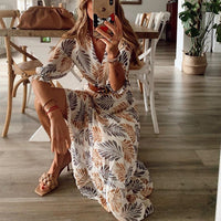 Trendy maxi-festkjole - Luna
