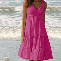 Trendiges Ärmelloses Minikleid mit Rundhalsausschnitt – Amelie