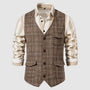 Vintage Herren Weste mit Karomuster – Henri