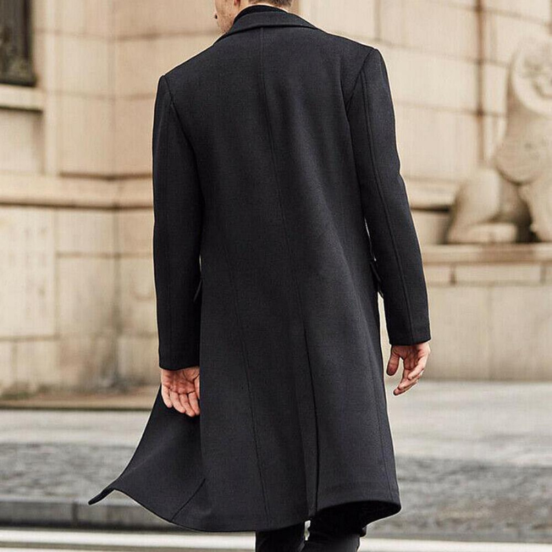 Long Wool Coat for Men – Tobias