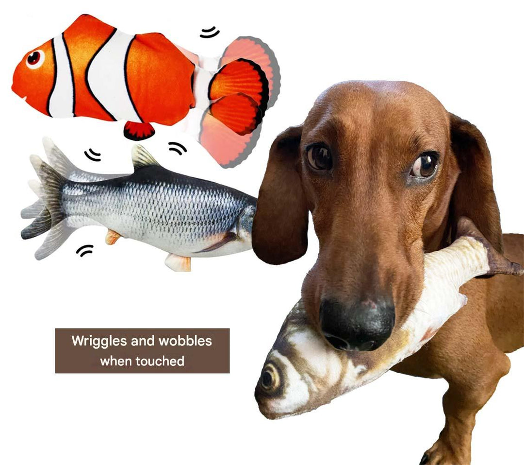Interaktivt legetøj til hunde - FlippyFish