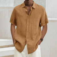 Polo para hombre de algodón y lino – Noah