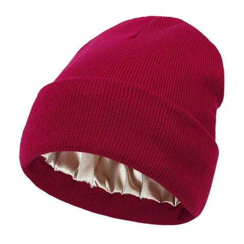 Winter hat with silk lining - Noor
