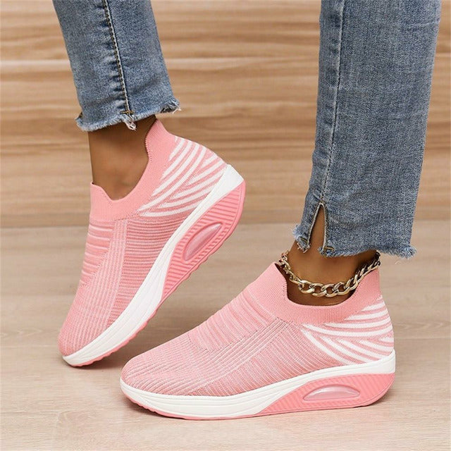 Ergonomic Mesh Sneakers with Air Cushioning for Women – Alina