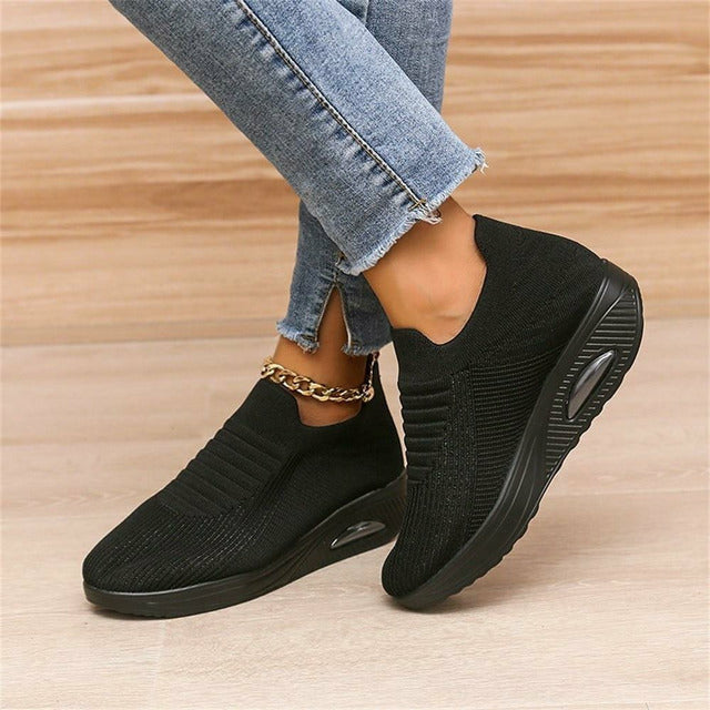 Ergonomic Mesh Sneakers with Air Cushioning for Women – Alina
