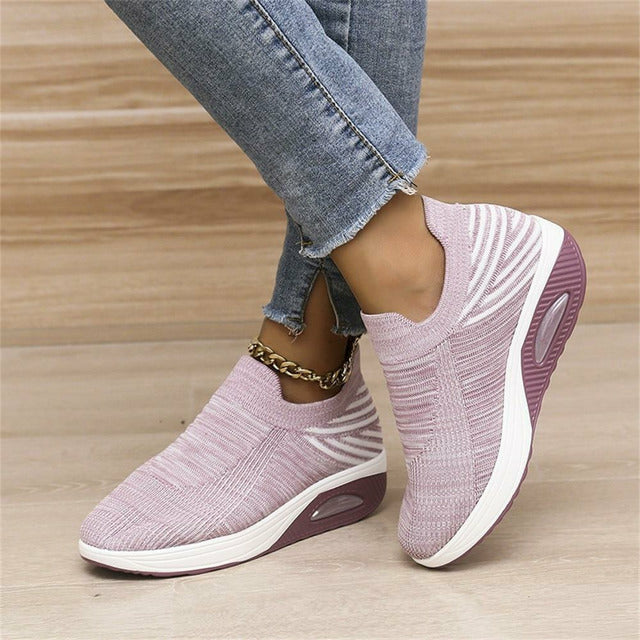 Ergonomic Mesh Sneakers with Air Cushioning for Women – Alina