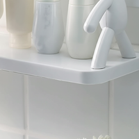 Kompaktes Badezimmer Wandregal - WallBuddy