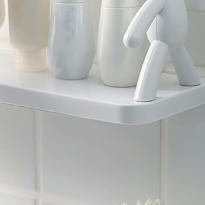 Kompaktes Badezimmer Wandregal - WallBuddy