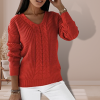 Luxurious women's knitted sweater – Vivienne