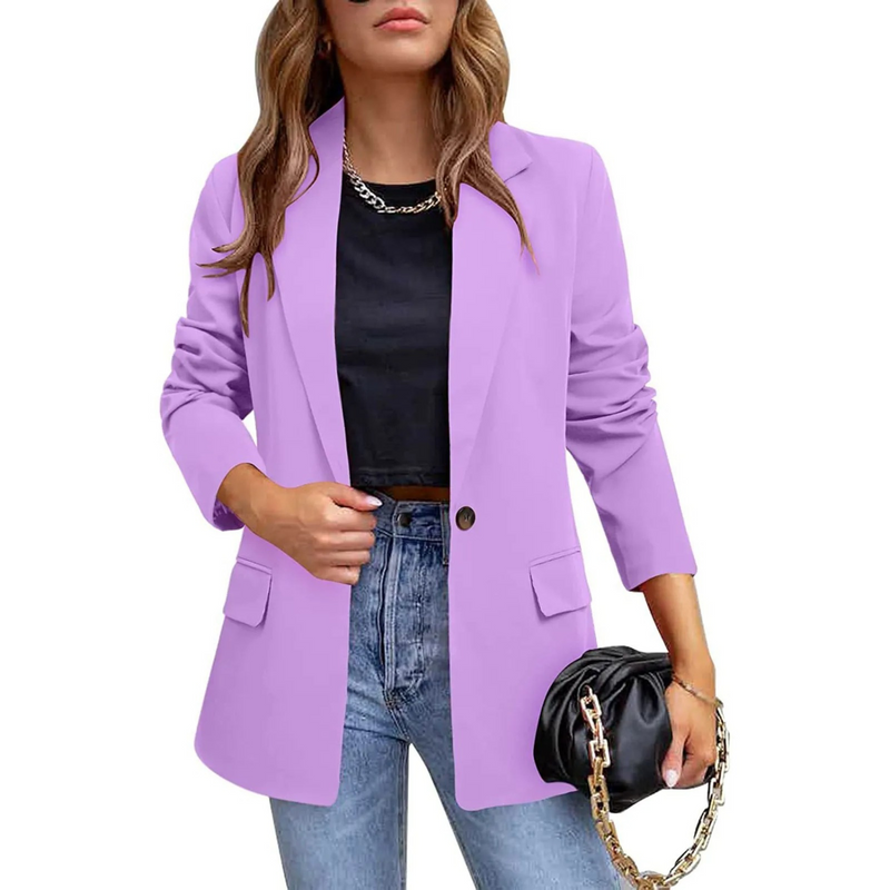 Trendy slim fit blazer til damer – Hana