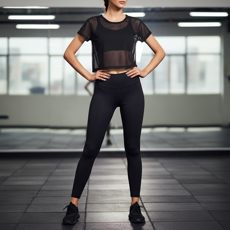 Kurzärmeliges Mesh Trainingsshirt - VentriMove 