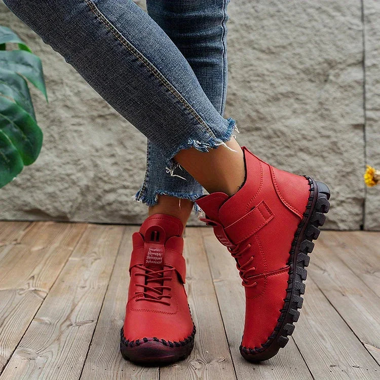 Handcrafted Comfort Sneaker Boots - Amara