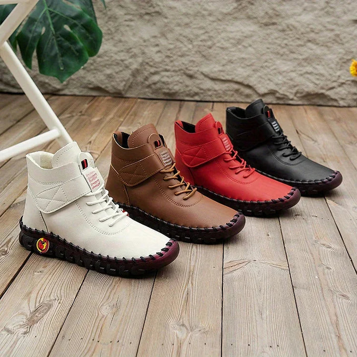 Handcrafted Comfort Sneaker Boots - Amara