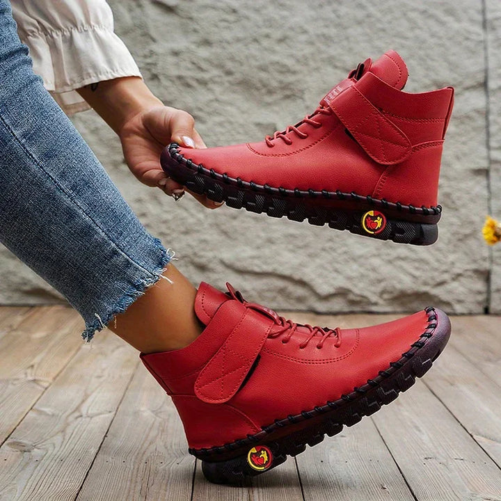 Handcrafted Comfort Sneaker Boots - Amara