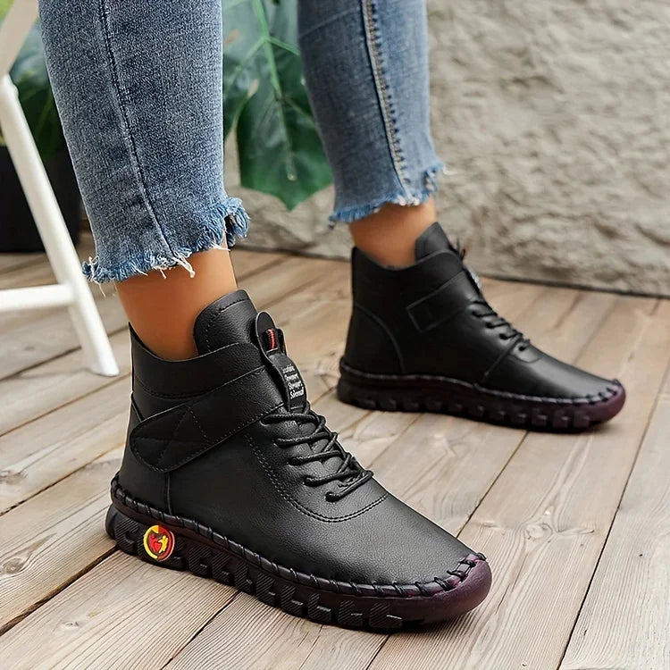 Handcrafted Comfort Sneaker Boots - Amara