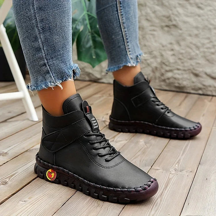 Handcrafted Comfort Sneaker Boots - Amara