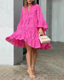Bequeme Sommerkleid mit Kragen und V-Ausschnitt – Sarah