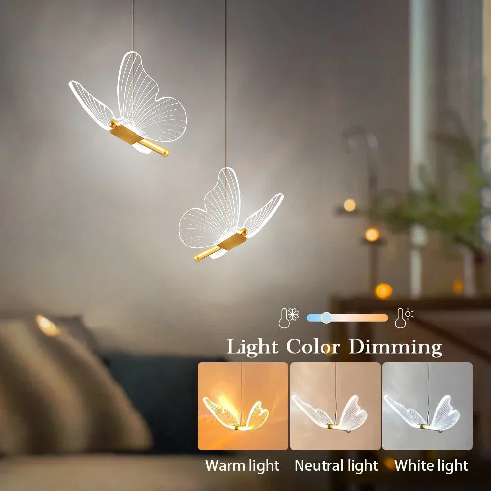 Lámparas colgantes LED de mariposa - ButterLuxe