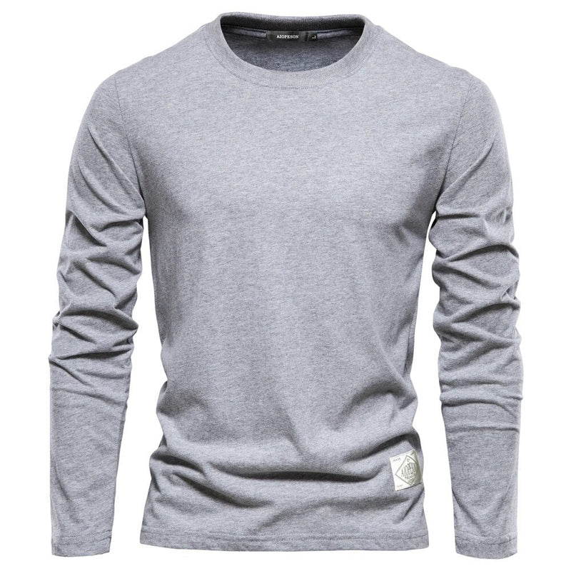 Camiseta clásica de algodón para hombre de manga larga – Joris