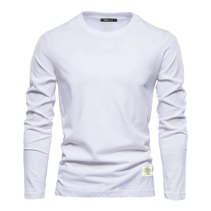 Camiseta clásica de algodón para hombre de manga larga – Joris