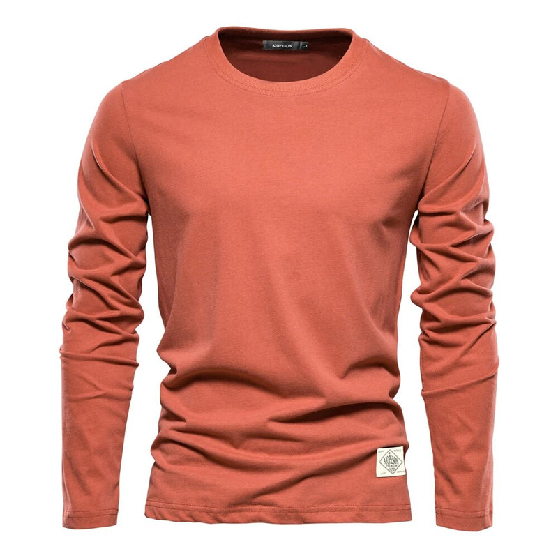 Camiseta clásica de algodón para hombre de manga larga – Joris