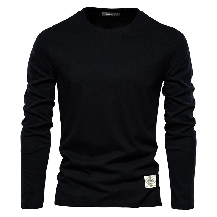 Camiseta clásica de algodón para hombre de manga larga – Joris