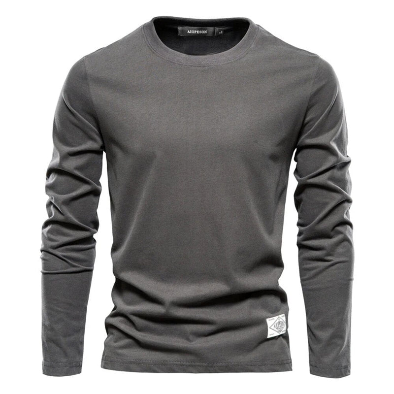 Camiseta clásica de algodón para hombre de manga larga – Joris