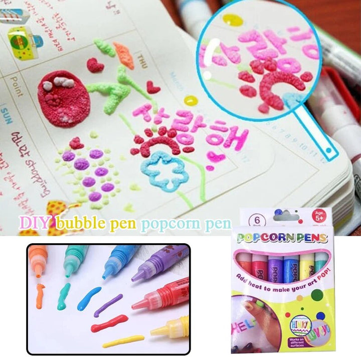 Creative drawing set with 6 pens - ArtBurst