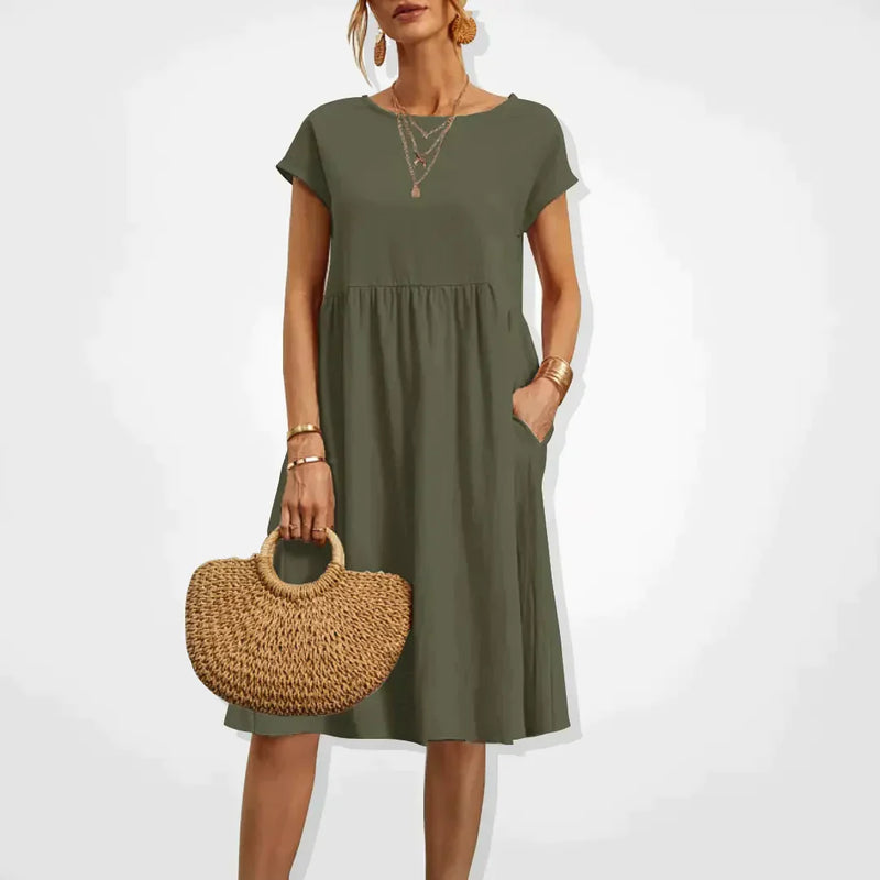 Airy Linen Dress – Elodie