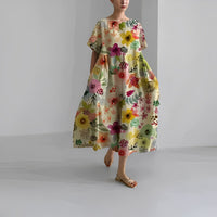 Boho Flower Maxi Dress - FloraChic