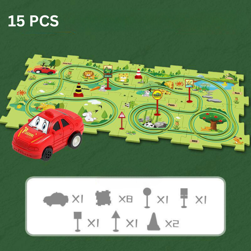 Problem-Solving Children's Puzzle - RacePuzzle