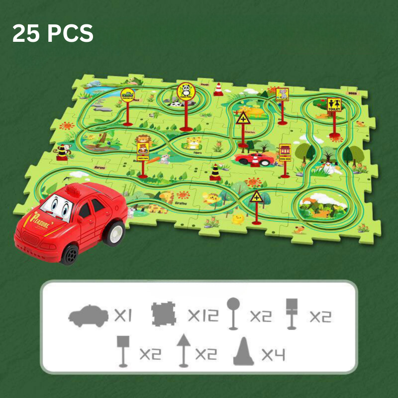 Problem-Solving Children's Puzzle - RacePuzzle