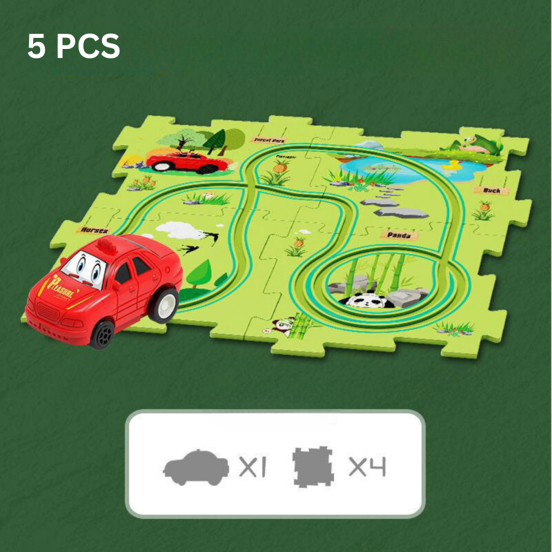 Problem-Solving Children's Puzzle - RacePuzzle